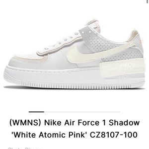 Nike Air Force 1 Shadow 'White Atomic Pink'